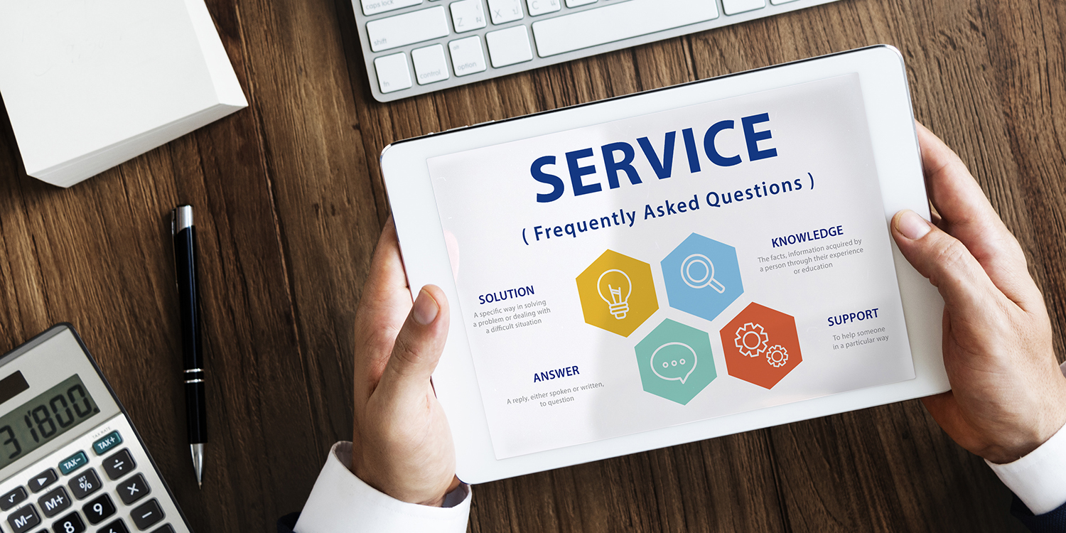 Customer Service FAQs Illustration
